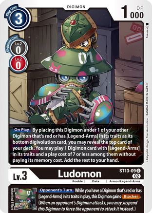 Ludomon (ST13-09) - Starter Deck 13: Ragnaloardmon
