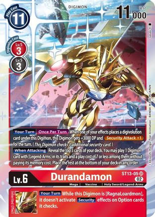 Durandamon (ST13-05) - Starter Deck 13: Ragnaloardmon Foil