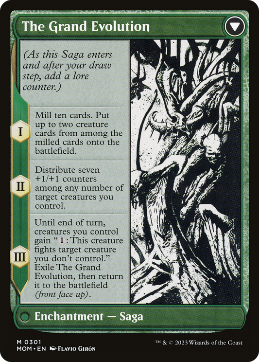 Vorinclex // The Grand Evolution (MOM-301) - March of the Machine: (Showcase) (Borderless) Foil