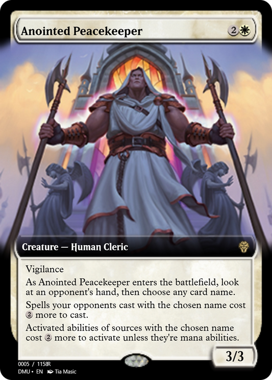 Anointed Peacekeeper (PRM-103390) - Magic Online Promos