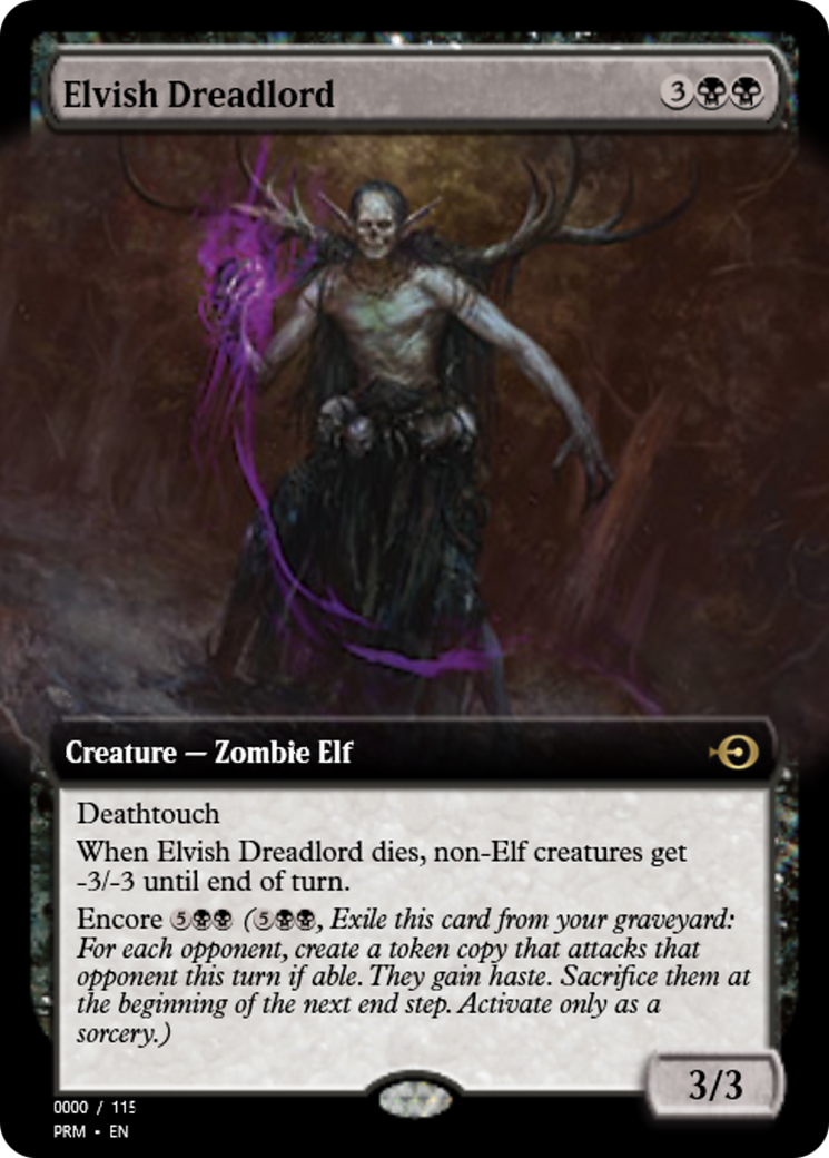Elvish Dreadlord (PRM-86036) - Magic Online Promos Foil