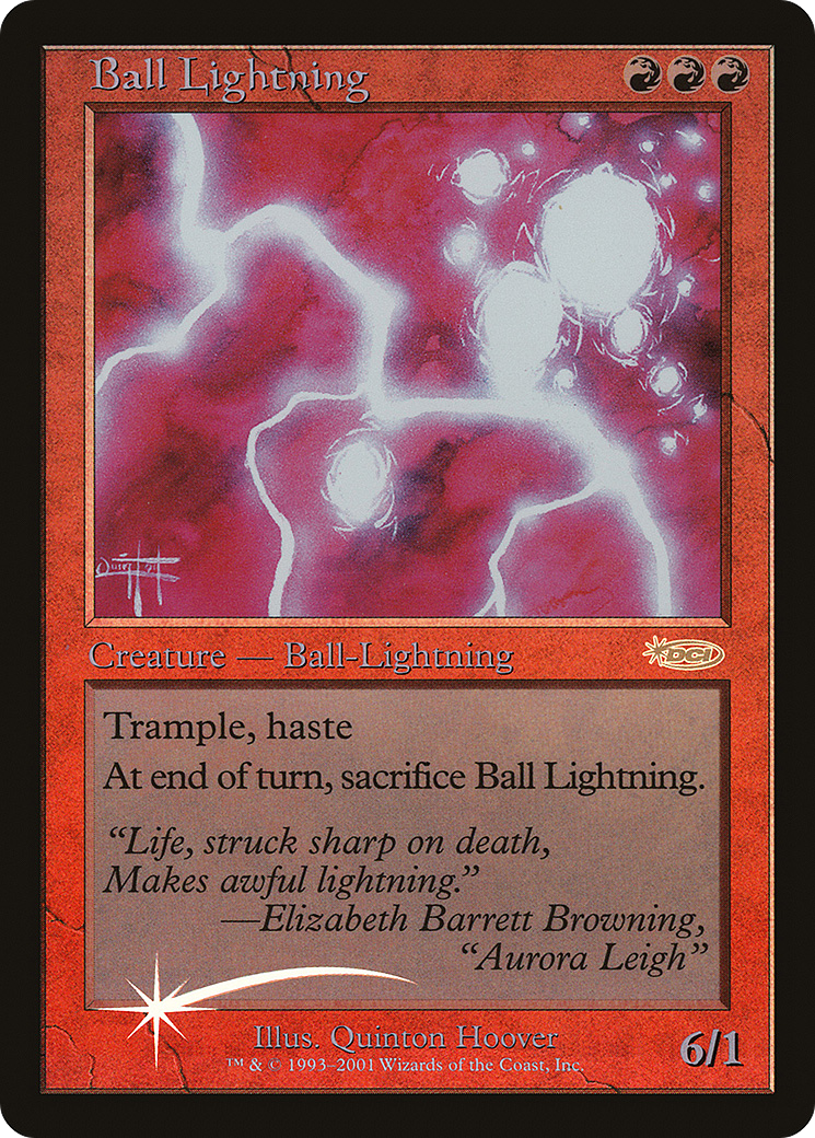 Ball Lightning (JDG-001) - Judge Gift Cards 2001 Foil