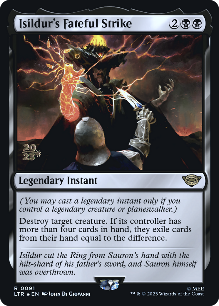 Isildur's Fateful Strike (PRE-91S) - Tales of Middle-earth Promos Foil