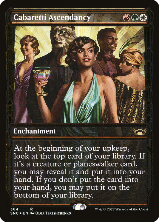 Cabaretti Ascendancy (SNC-364) - Streets of New Capenna: (Showcase) Foil
