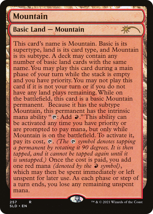 Mountain (SLD-257) - Secret Lair Drop Foil