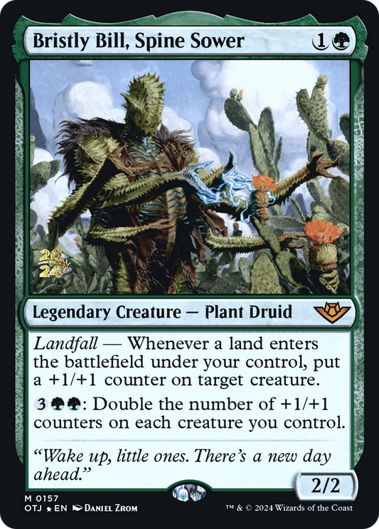 Bristly Bill, Spine Sower (PRE-157S) - Outlaws of Thunder Junction Promos Foil