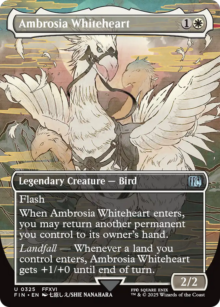 Ambrosia Whiteheart (Borderless) (FIN-325) - FINAL FANTASY Foil