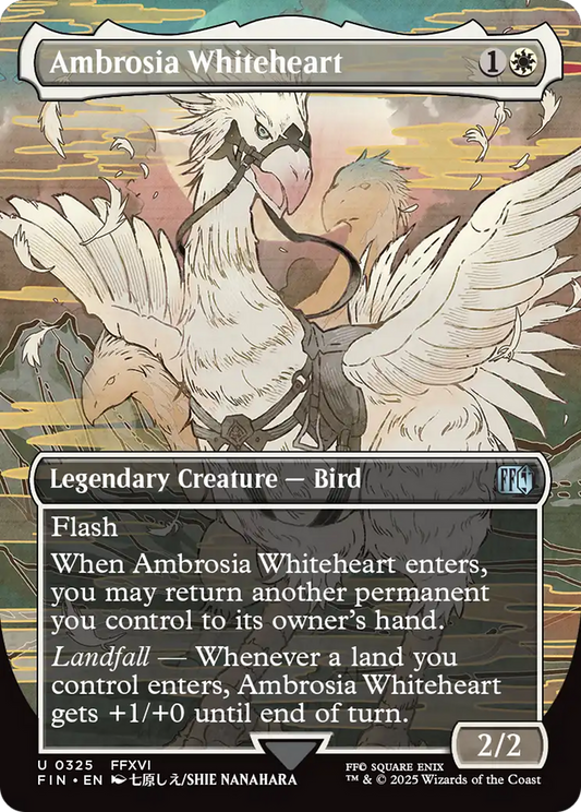 Ambrosia Whiteheart (Borderless) (FIN-325) - FINAL FANTASY Foil