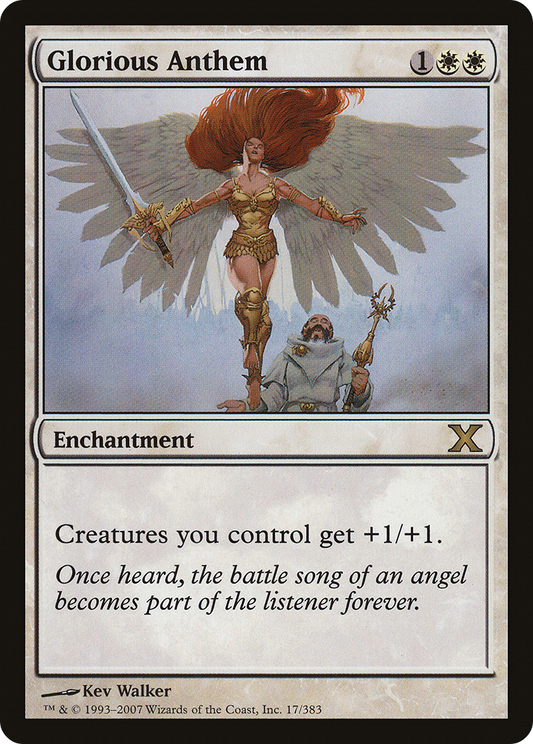 Glorious Anthem (10E-017) - Tenth Edition Foil