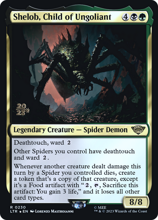Shelob, Child of Ungoliant (PRE-230S) - Tales of Middle-earth Promos Foil