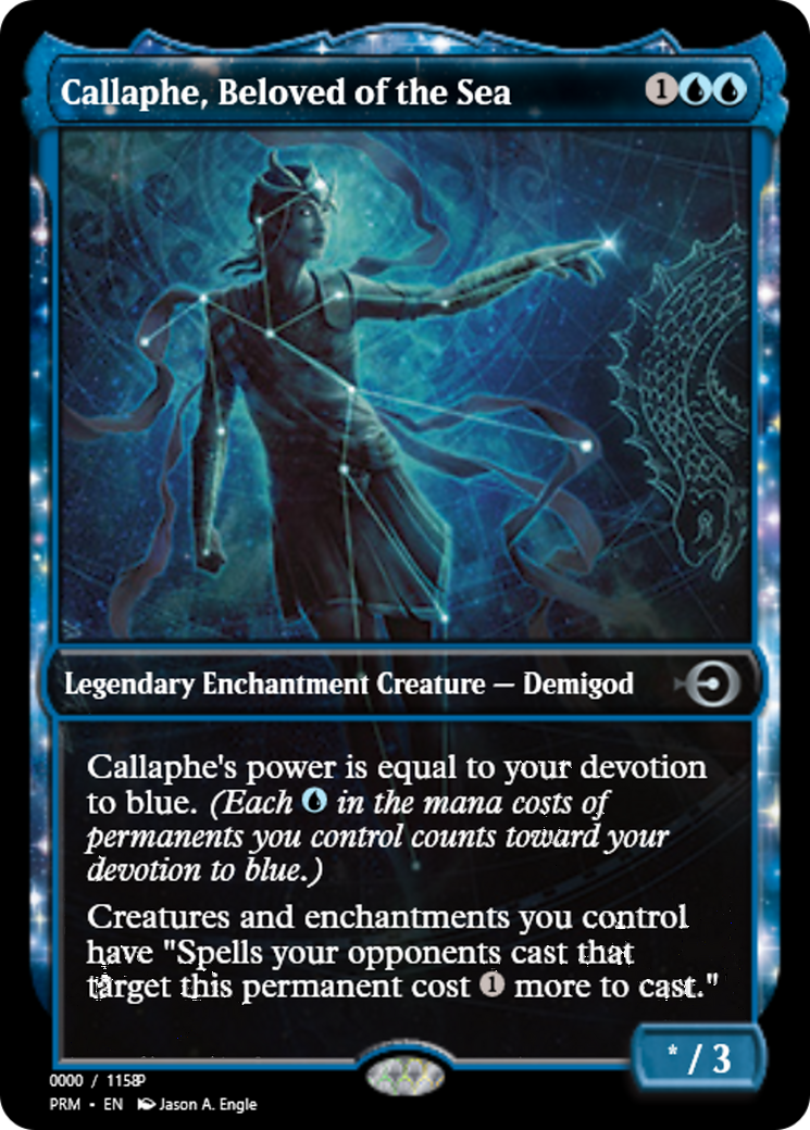 Callaphe, Beloved of the Sea (PRM-79867) - Magic Online Promos: (enchantment)