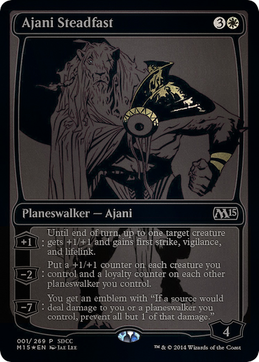Ajani Steadfast (MEDIA-001) - San Diego Comic-Con 2014 Foil