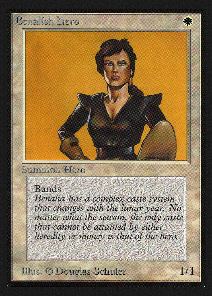 Benalish Hero (IED-004) - Intl. Collectors' Edition