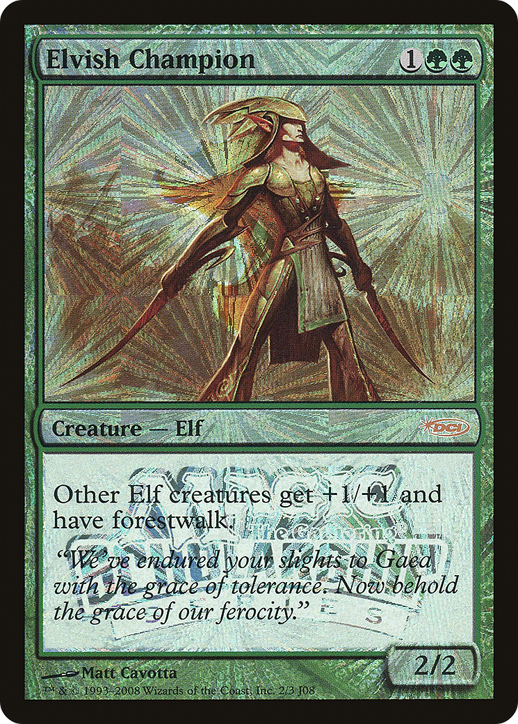 Elvish Champion (JSS-017) - Junior Super Series Foil
