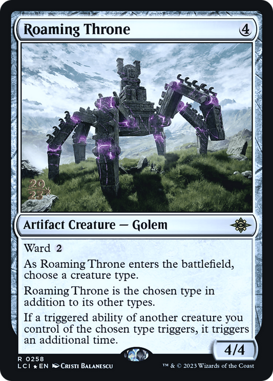 Roaming Throne (PRE-258S) - The Lost Caverns of Ixalan Promos Foil