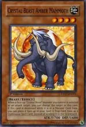 Crystal Beast Amber Mammoth (DP07-EN005) - Duelist Pack 7: Jesse Anderson 1st Edition