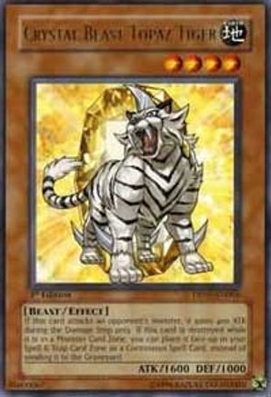 Crystal Beast Topaz Tiger (DP07-EN004) - Duelist Pack 7: Jesse Anderson Unlimited