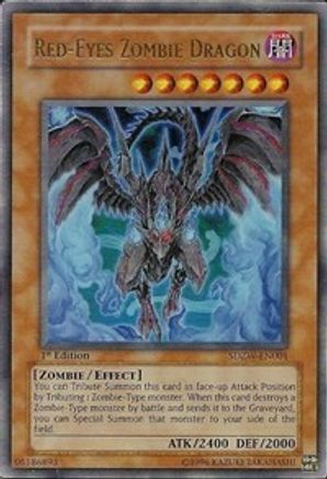 Red-Eyes Zombie Dragon (SDZW-EN001) - Structure Deck: Zombie World 1st Edition