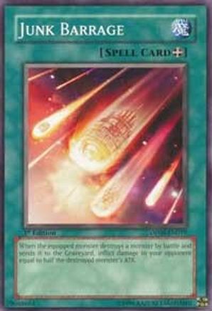 Junk Barrage (DP08-EN019) - Duelist Pack 8: Yusei Fudo 1st Edition