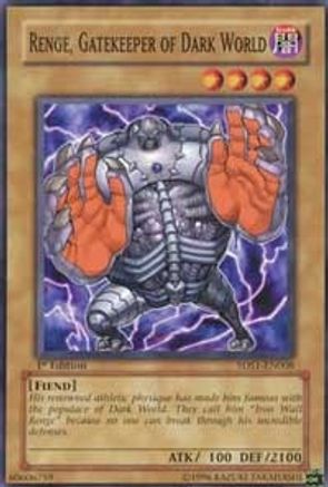 Renge, Gatekeeper of Dark World (5DS1-EN008) - 5D's 2008 Starter Deck 1st Edition