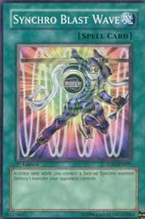 Synchro Blast Wave (5DS1-EN021) - 5D's 2008 Starter Deck 1st Edition