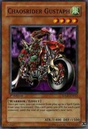 Chaosrider Gustaph (SDDE-EN012) - Structure Deck: The Dark Emperor 1st Edition