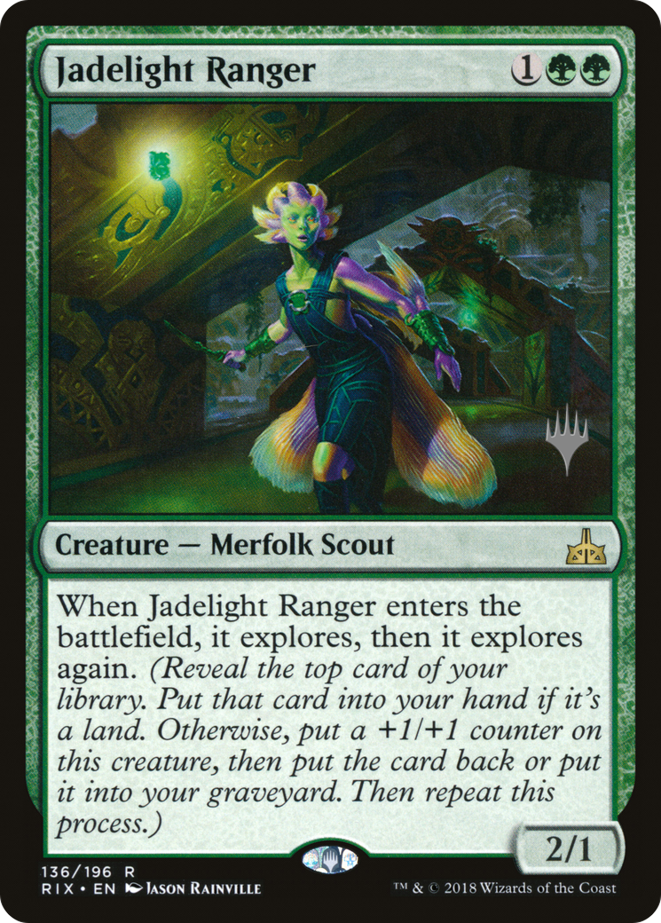 Jadelight Ranger (PPM20-136P) - Rivals of Ixalan Promos Foil