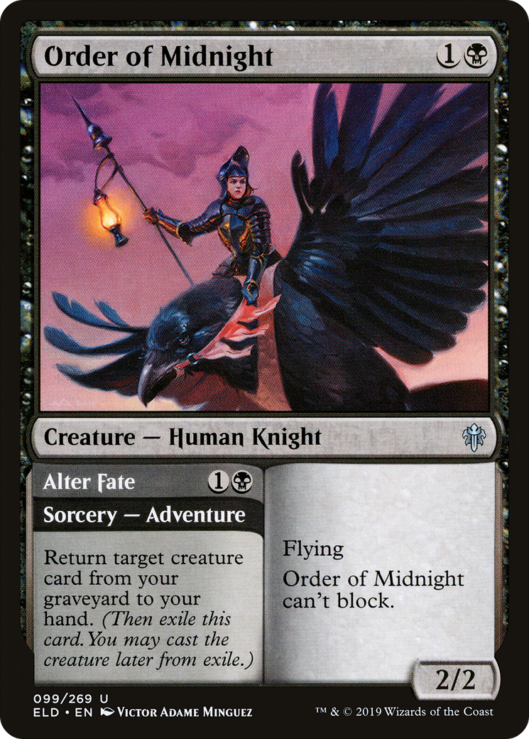 Order of Midnight // Alter Fate (ELD-099) - Throne of Eldraine Foil