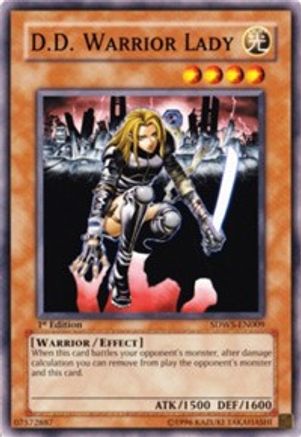 D.D. Warrior Lady (SDWS-EN009) - Structure Deck: Warriors' Strike 1st Edition