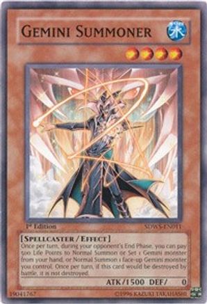 Gemini Summoner (SDWS-EN011) - Structure Deck: Warriors' Strike 1st Edition