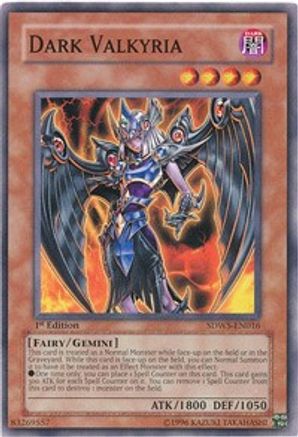 Dark Valkyria (SDWS-EN016) - Structure Deck: Warriors' Strike 1st Edition