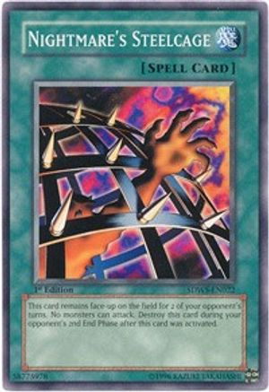 Nightmare's Steelcage (SDWS-EN022) - Structure Deck: Warriors' Strike 1st Edition