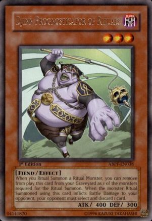 Djinn Prognosticator of Rituals (ABPF-EN038) - Absolute Powerforce 1st Edition