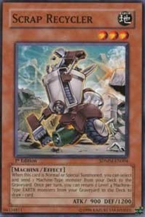 Scrap Recycler (SDMM-EN004) - Structure Deck: Machina Mayhem 1st Edition