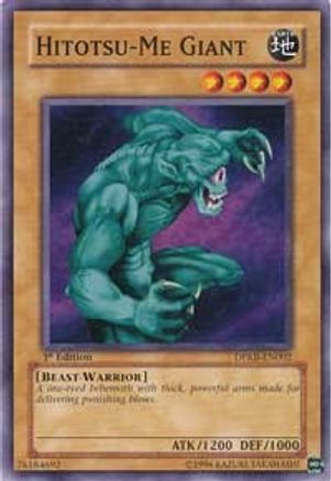 Hitotsu-Me Giant (DPKB-EN002) - Duelist Pack: Kaiba 1st Edition