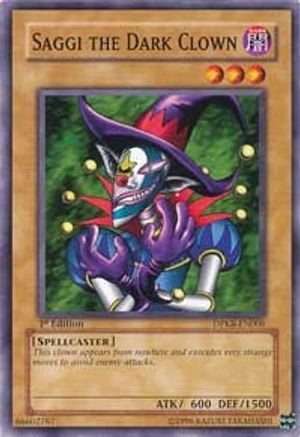 Saggi the Dark Clown (DPKB-EN006) - Duelist Pack: Kaiba 1st Edition
