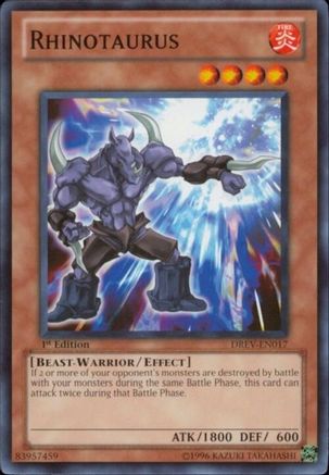 Rhinotaurus (DREV-EN017) - Duelist Revolution 1st Edition