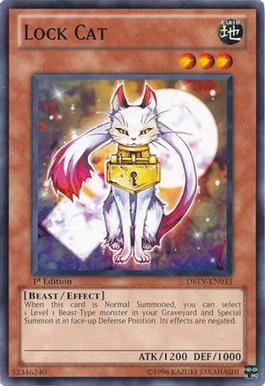 Lock Cat (DREV-EN033) - Duelist Revolution 1st Edition
