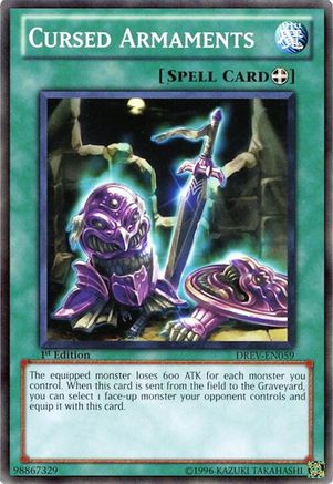 Cursed Armaments (DREV-EN059) - Duelist Revolution 1st Edition