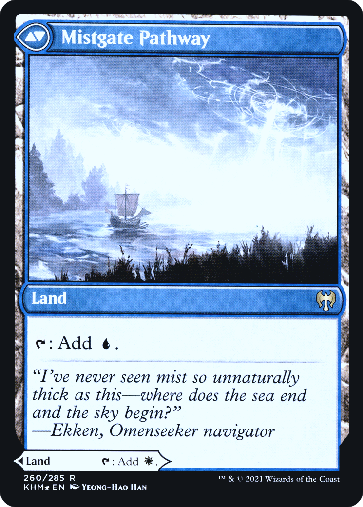 Hengegate Pathway // Mistgate Pathway (PRE-260S) - Kaldheim Promos Foil