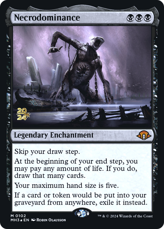 Necrodominance (PRE-102S) - Modern Horizons 3 Promos Foil