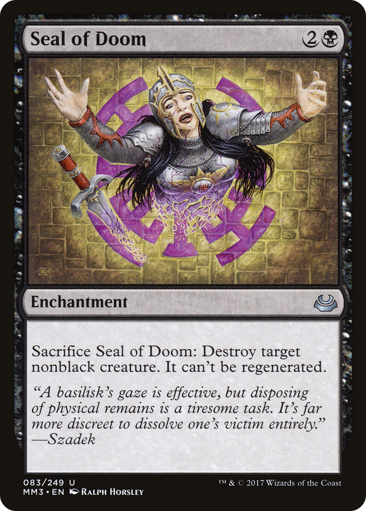 Seal of Doom (MM3-083) - Modern Masters 2017