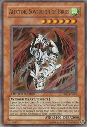 Alector, Sovereign of Birds (YR05-EN001) - Yu-Gi-Oh! R Manga Promo Limited