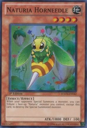 Naturia Horneedle (HA03-EN042) - Hidden Arsenal 3 1st Edition