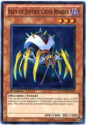 Ally of Justice Cycle Reader (HA03-EN052) - Hidden Arsenal 3 Unlimited