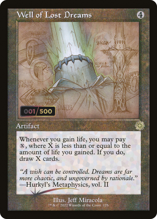 Well of Lost Dreams (BRR-125Z) - The Brothers' War Retro Artifacts Foil