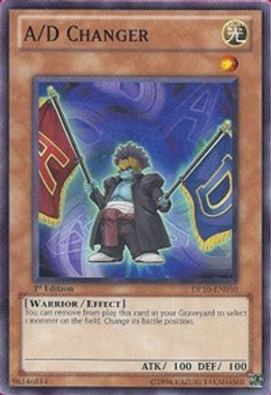 A/D Changer (DP10-EN010) - Duelist Pack 10: Yusei 3 Unlimited