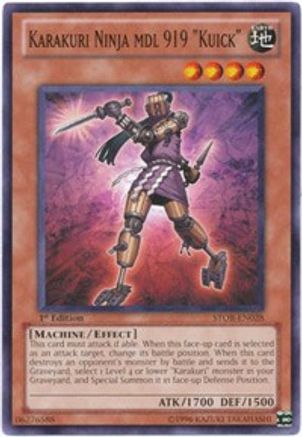 Karakuri Ninja mdl 919 "Kuick" (STOR-EN028) - Storm of Ragnarok Unlimited