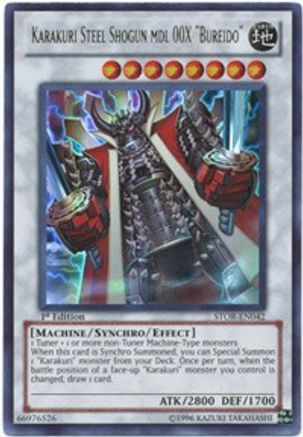 Karakuri Steel Shogun mdl 00X "Bureido" (STOR-EN042) - Storm of Ragnarok 1st Edition