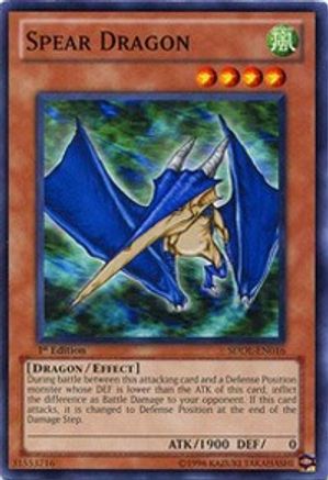 Spear Dragon (SDDL-EN016) - Structure Deck: Dragunity Legion 1st Edition